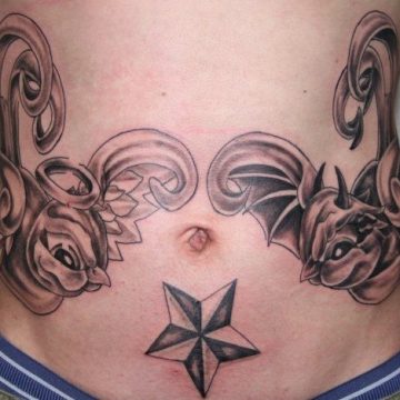 Tatouage ventre femme : 50+ idées de tatouages et leurs significations 51