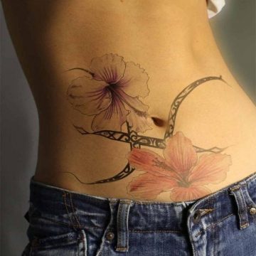 Tatouage ventre femme : 50+ idées de tatouages et leurs significations 59