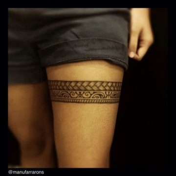Tatouage Polynésien femme : 25+ idées de tatouages et sa signification 25