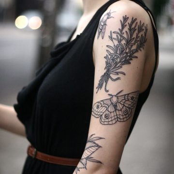 Tatouage bras femme : 50+ idées de tatouages et leur signification 251