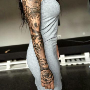 Tatouage bras femme : 50+ idées de tatouages et leur signification 345
