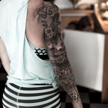 Tatouage bras femme : 50+ idées de tatouages et leur signification 349