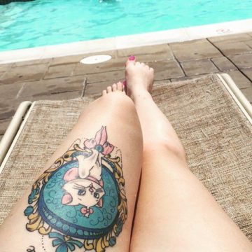 Tatouage cuisse femme : 30+ idées de tatouages et leurs significations 245