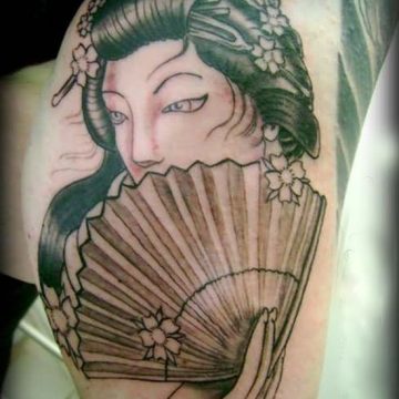 Tatouage geisha : 25+ idées de tatouages 5