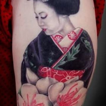 Tatouage geisha : 25+ idées de tatouages 6