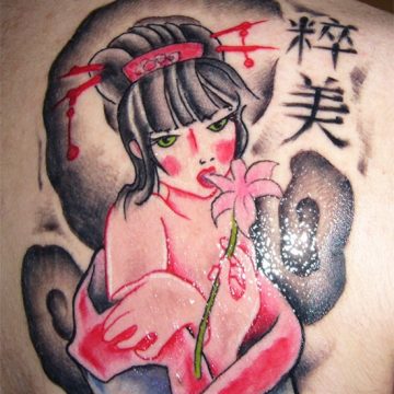 Tatouage geisha : 25+ idées de tatouages 16