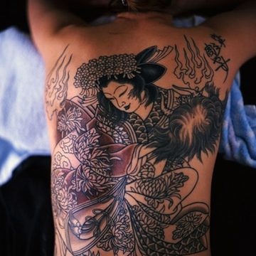 Tatouage geisha : 25+ idées de tatouages 20