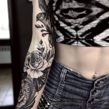 Tatouage manchette femme : 50+ idées de tatouages et leurs significations 73