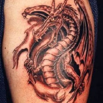 18 magnifiques dessins de tatouage pour les dragons 32