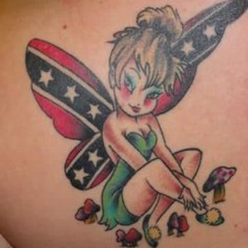 20+ Rebellious Confederate Flag Tattoos Design pour femmes et hommes 10