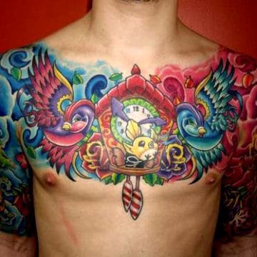 Plus de 100 conceptions de tatouages ​​colorés pour hommes et femmes 33