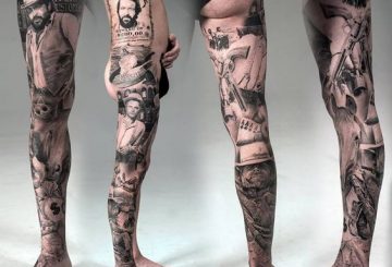 30 tatouages ​​​​de manche de jambe absolument remarquables 30
