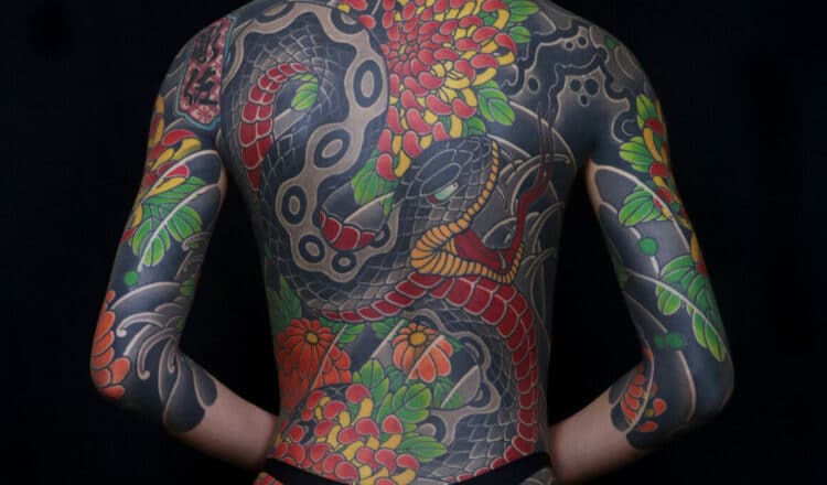 DiaoZuo, totalement fidèle au tatouage traditionnel japonais 1